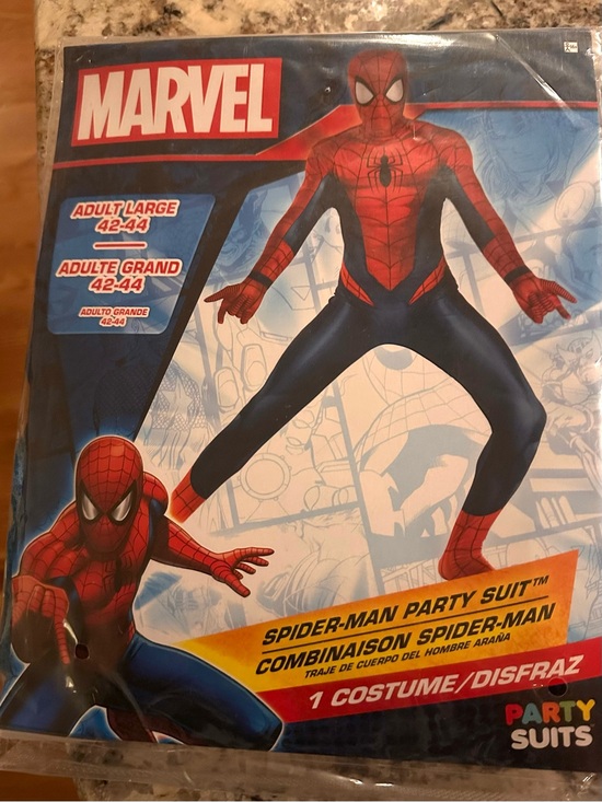 Marvel Other - Marvel Spider-Man Costume - Red, Blue & Black Suit. Size 42/44-NWT